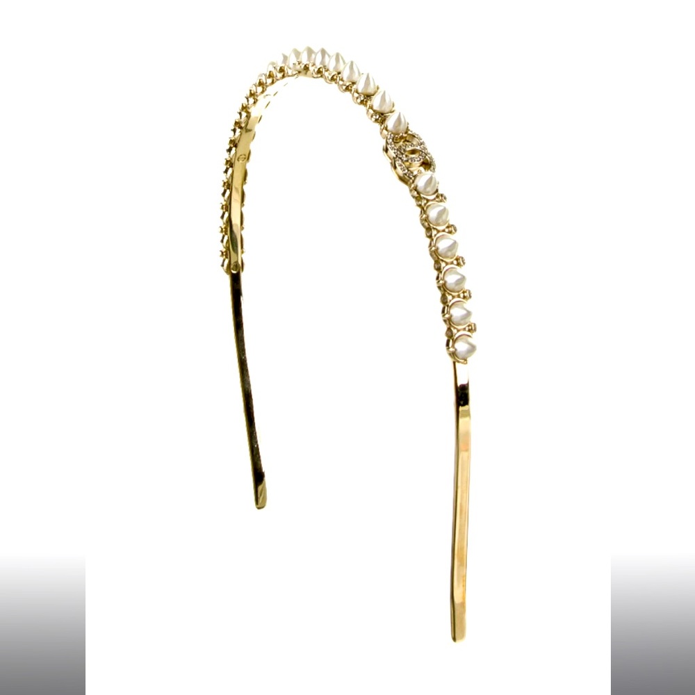 Authentic Chanel pearl headband